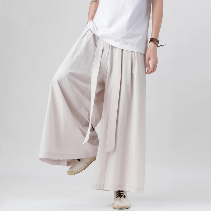 Lucien | Pantaloni Ampi Ispirazione Giapponese