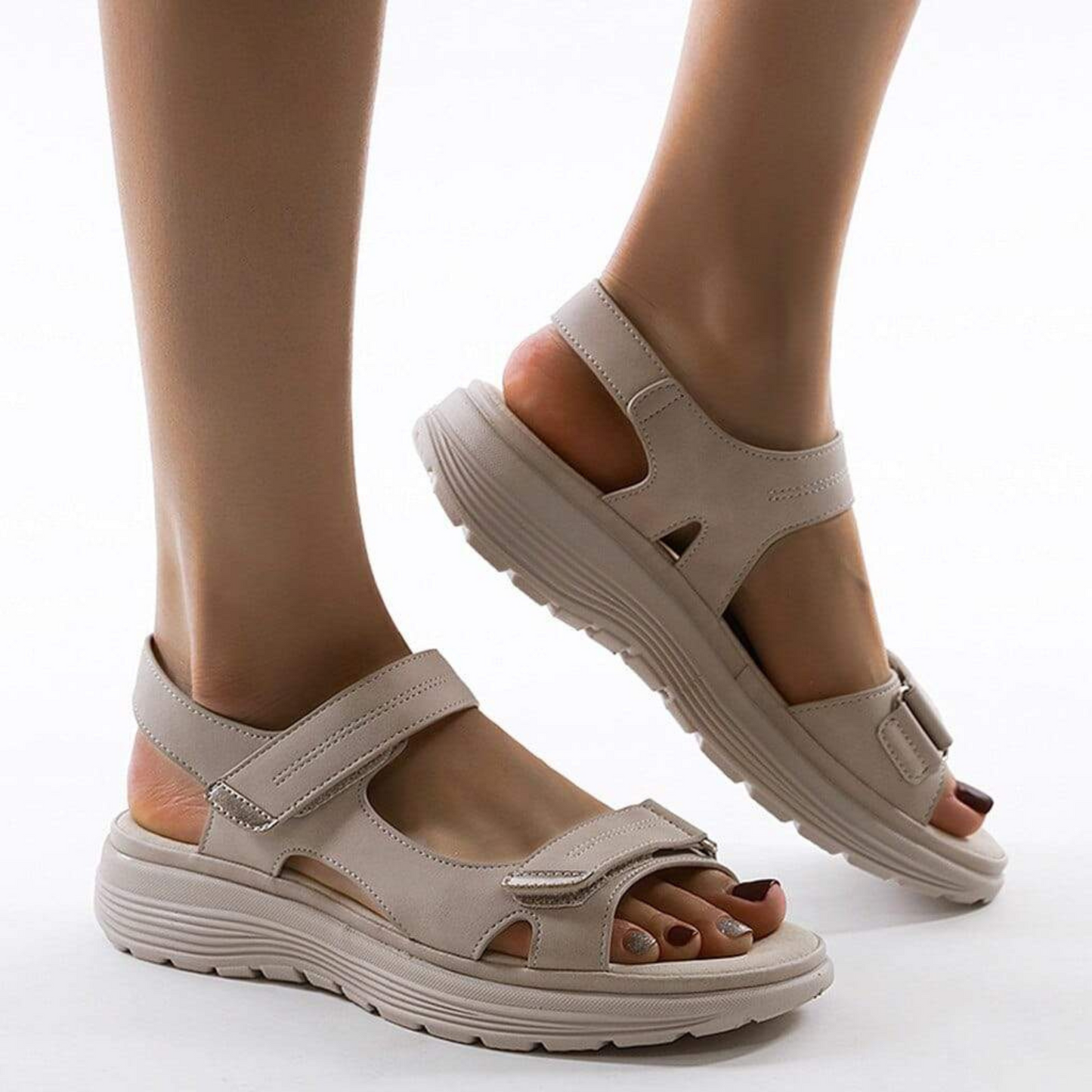 Nathalie | Bekväma Sandaler för Kvinna – Lätt att Gå och Somrig Stil