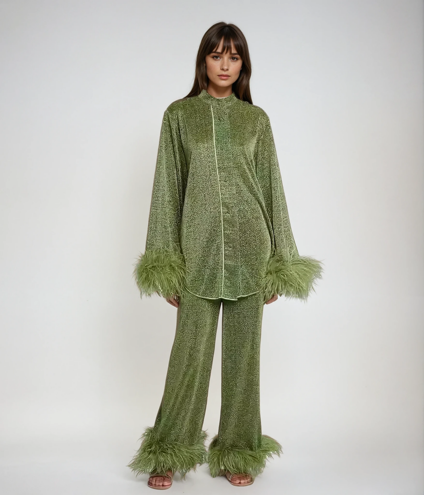 Oceana | Dame Ensemble – Detalj Fjær Og Stil Trend