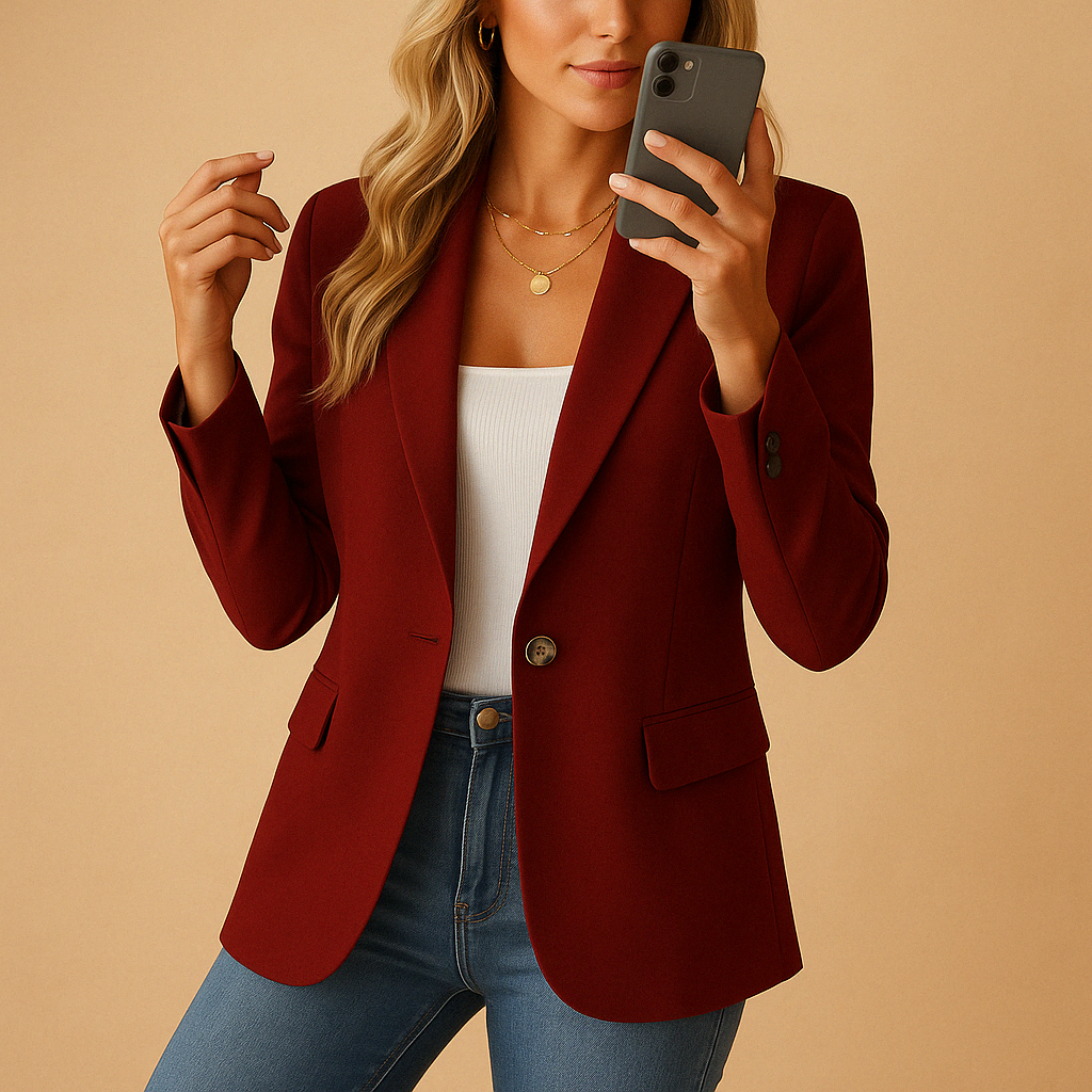 Héla | Blazer Adattato – Stile Minimalista e Eleganza Assicurata