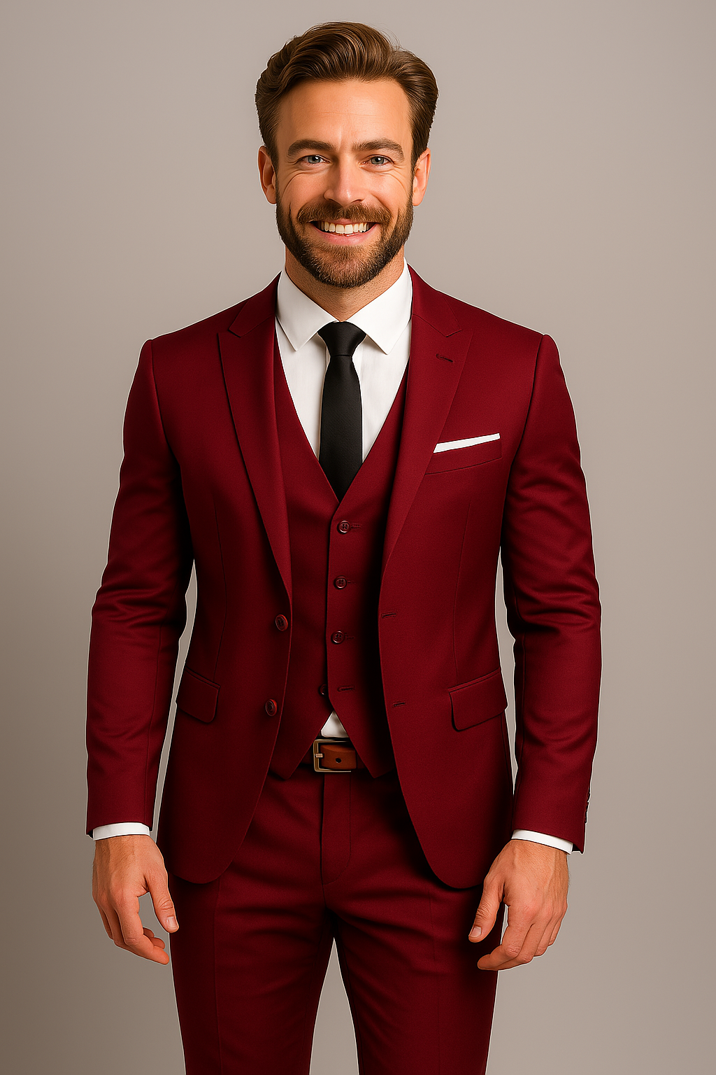 Emory | Pánsky oblek tri kusy Slim Fit Elegantný