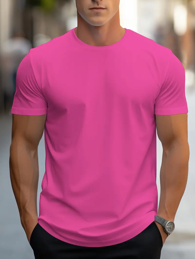 Ewen | T-shirt Ajusté Col Rond Manches Courtes