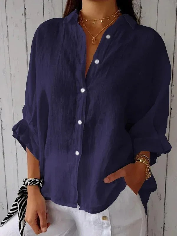 Nina | Chemise Casual – Élégance Discrète Pour Le Quotidien