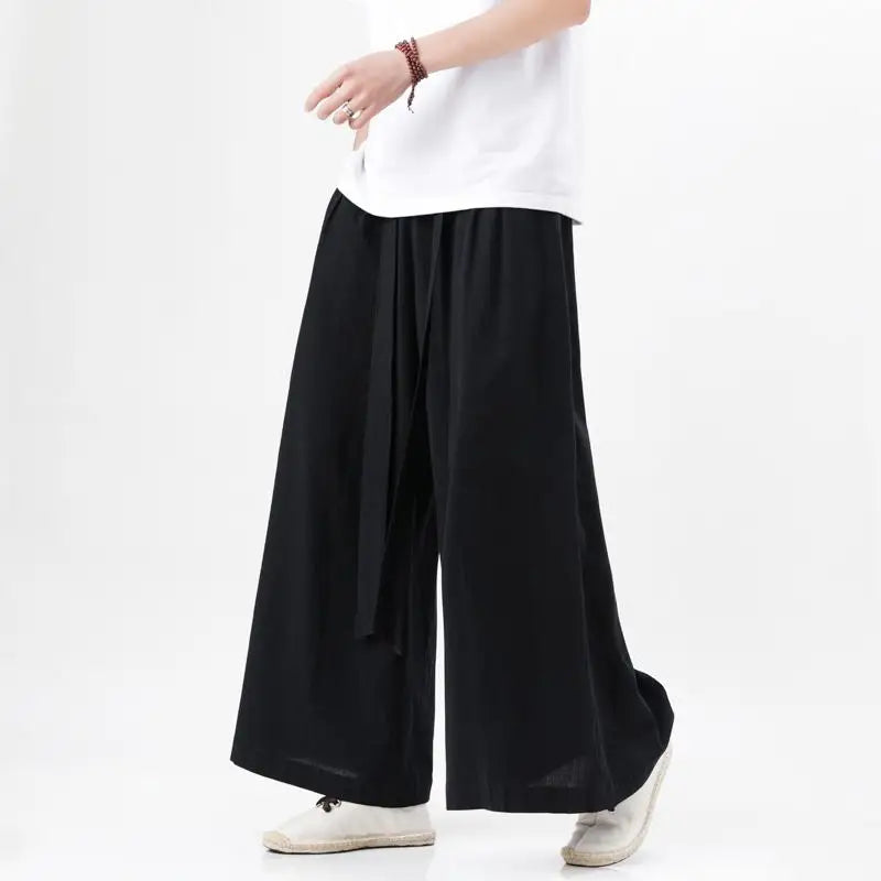 Lucien | Pantaloni Ampi Ispirazione Giapponese