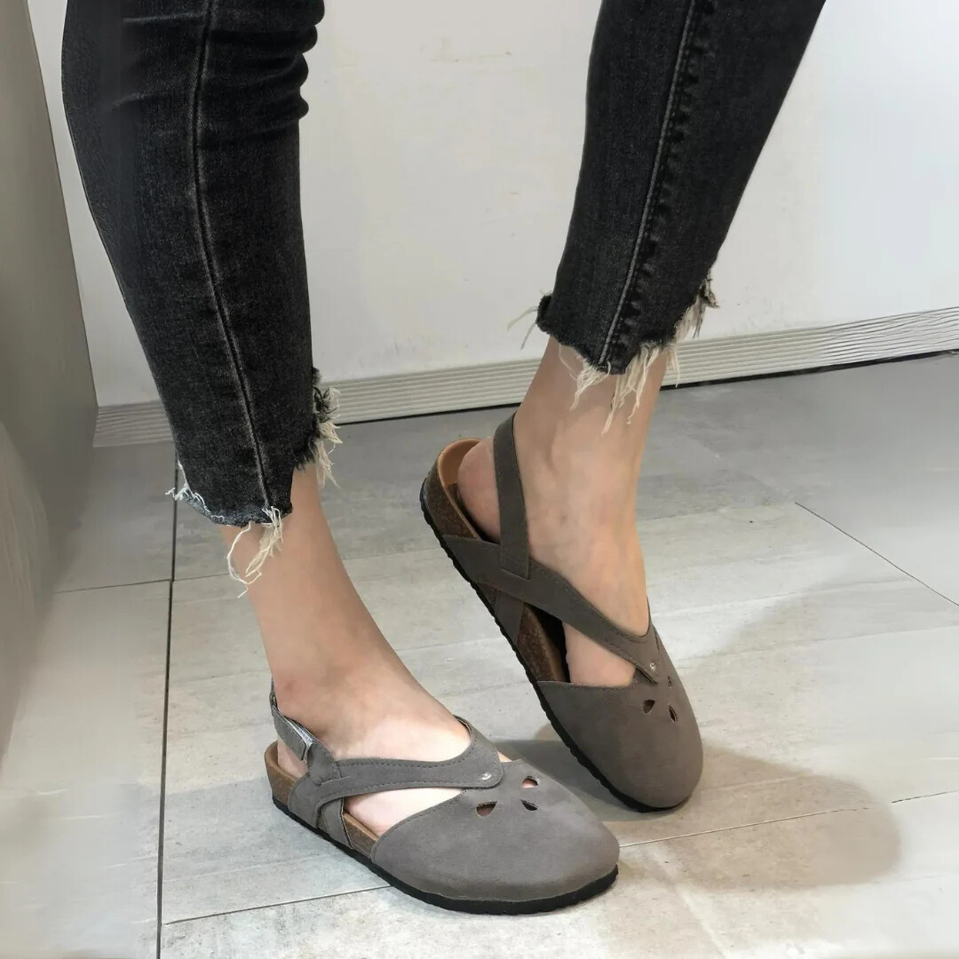 Albertine | Sandalias Elegantes – Punta Cerrada Y Ajuste Seguro
