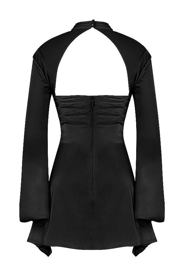 Paulette | Cocktail Dress With Cutout and Long Sleeves