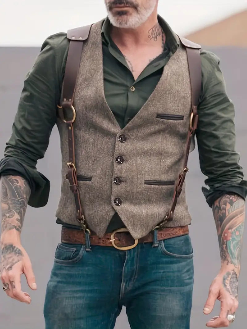 Jean | Vintage Chic Vest – Afslappet Snit Og Fint Detaljer
