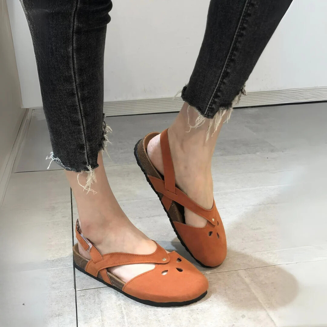 Albertine | Sandalias Elegantes – Punta Cerrada Y Ajuste Seguro