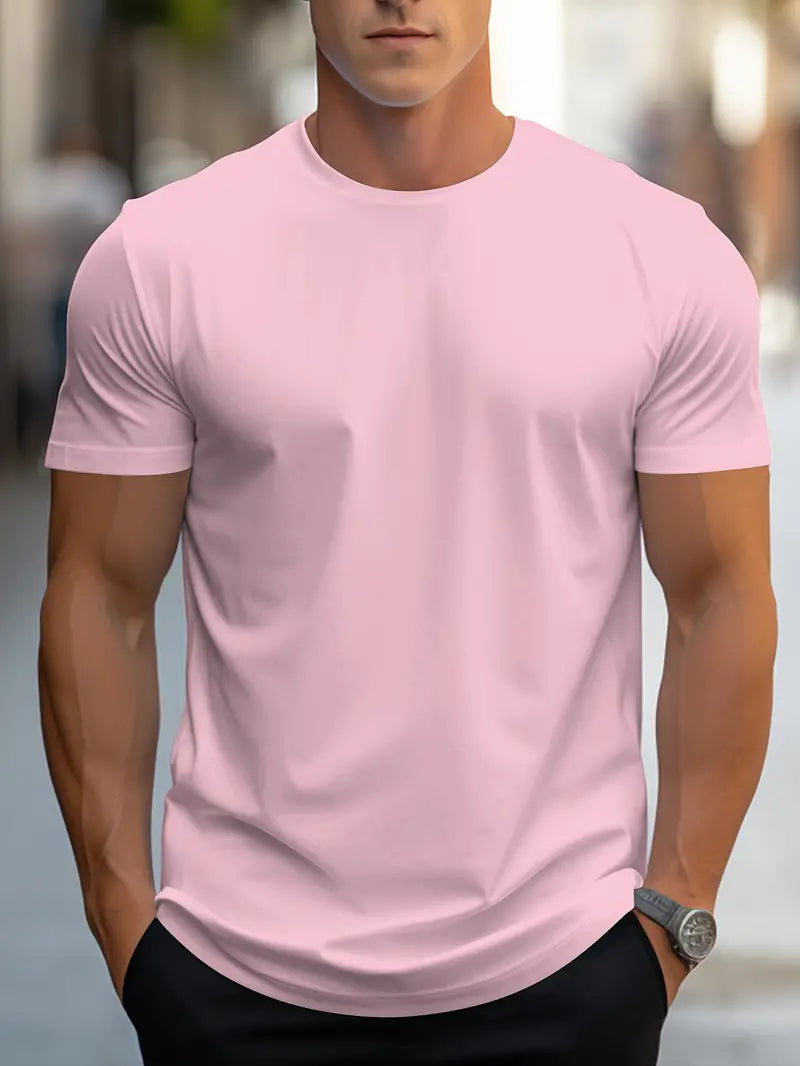 Ewen | T-shirt Ajusté Col Rond Manches Courtes