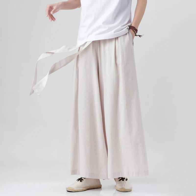 Lucien | Pantaloni Ampi Ispirazione Giapponese