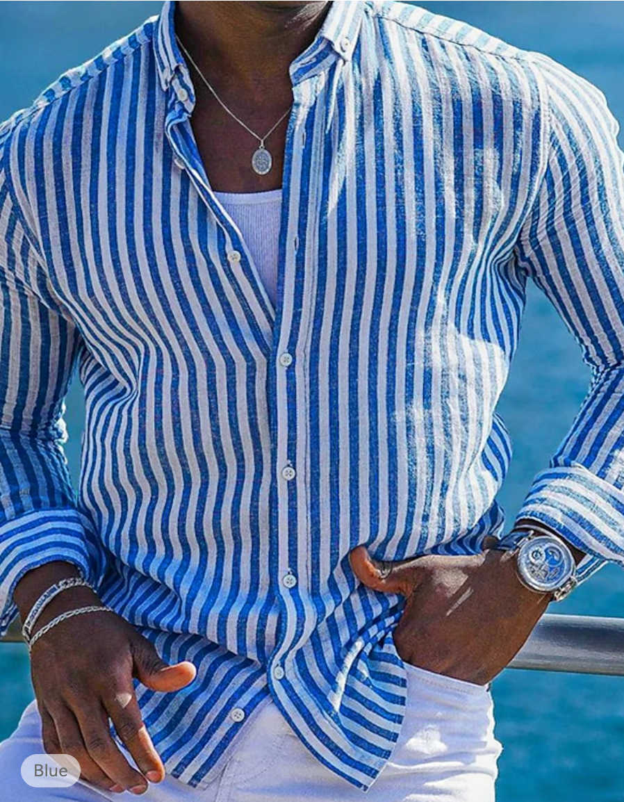 Johan | Elegant Striped Shirt