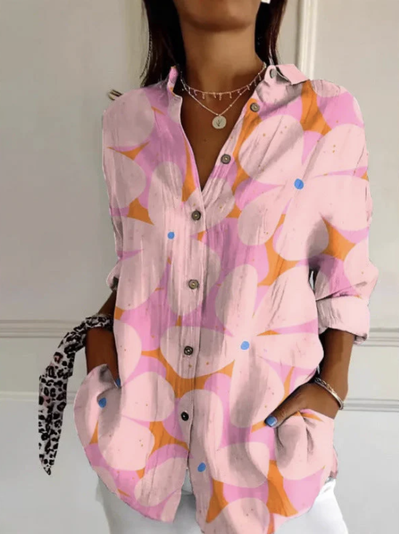 Camille|Blusa Leggera Dallo Stile Artistico e Fluido