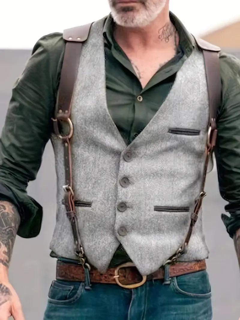 Jean | Vintage Chic Vest – Afslappet Snit Og Fint Detaljer