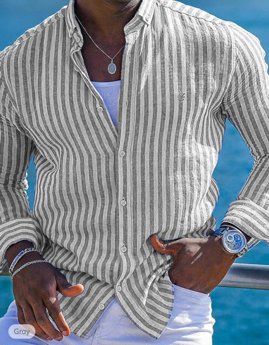 Johan | Elegant Striped Shirt