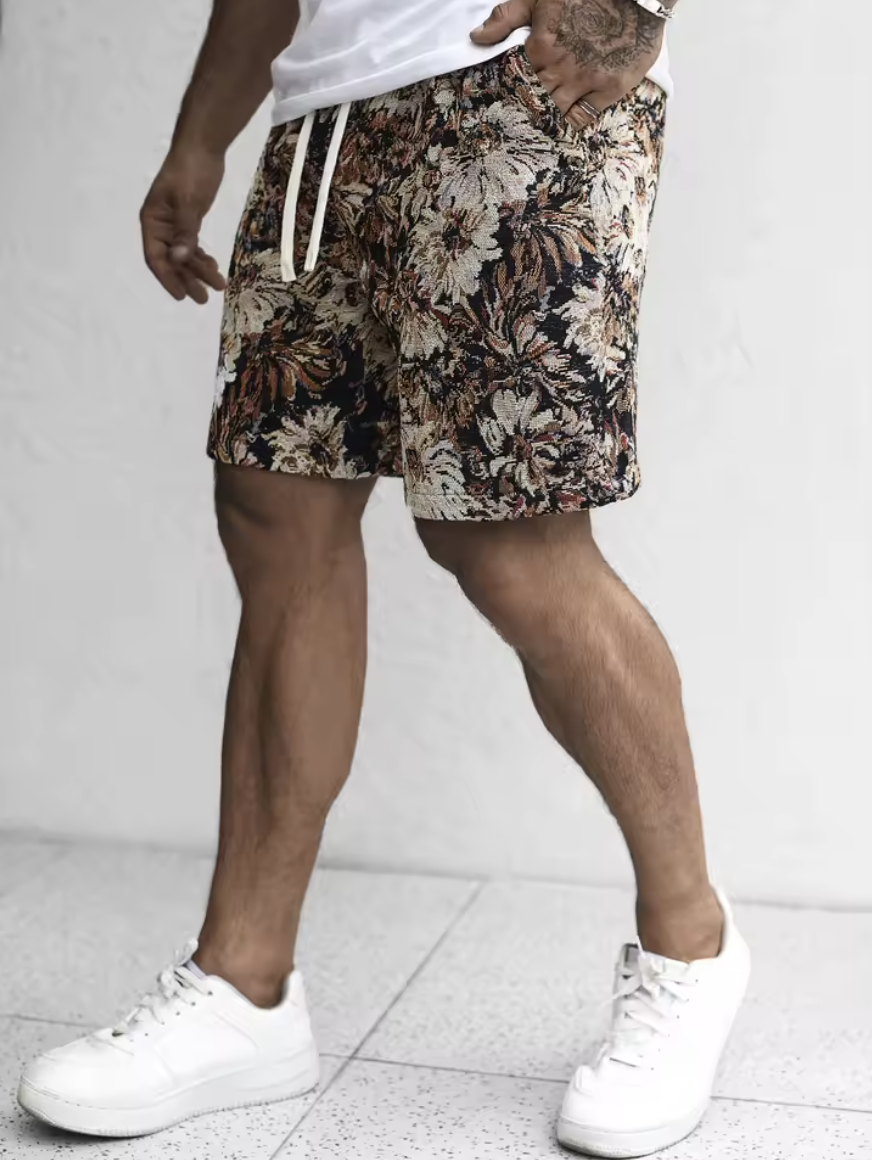 Thomas|Stil Floral Scurt Vară Bărbați Confortabil