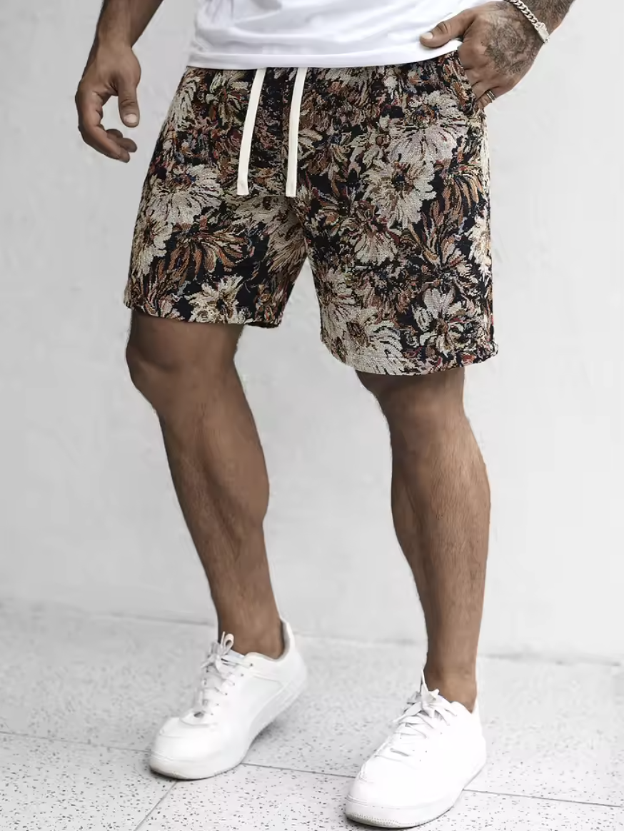 Thomas|Stil Floral Scurt Vară Bărbați Confortabil
