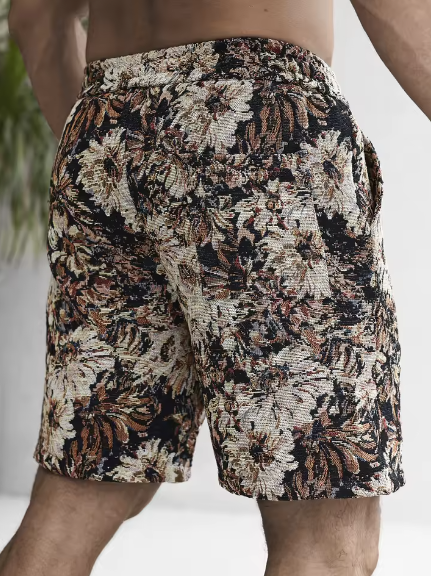 Thomas|Stil Floral Scurt Vară Bărbați Confortabil