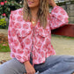 Nina | Elegant Floral Pattern Blouse 