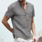 Félix | Camicia Casual con Collo Aperto e Maniche Corte 