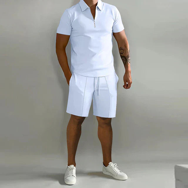 Brayan | Insieme Polo e Pantaloni Corti Uomo 