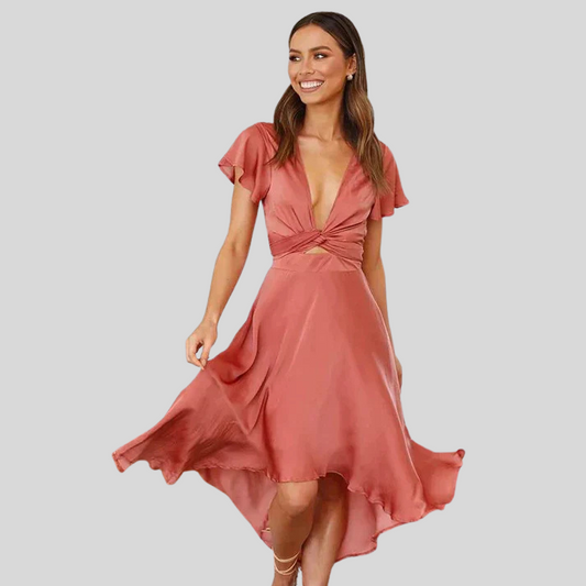 Gisèle | Robe Midi Légère Au Charme Estival