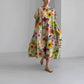 Claire | Vestido Amplio Impreso – Estilo Casual y Colorido 