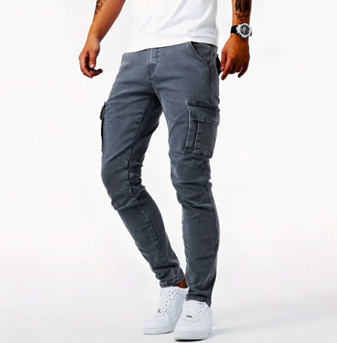 Ghislain |  Pantalon Cargo Homme – Allure Moderne Et Décontractée 