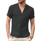Félix | Camicia Casual con Collo Aperto e Maniche Corte 