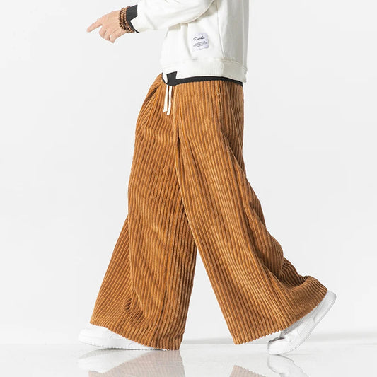 Louis | Pantaloni Ampi Giapponesi – Comfort e Stile Informale 
