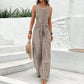 Juliana | Elegant Jumpsuit With Belt And Geometric Print 