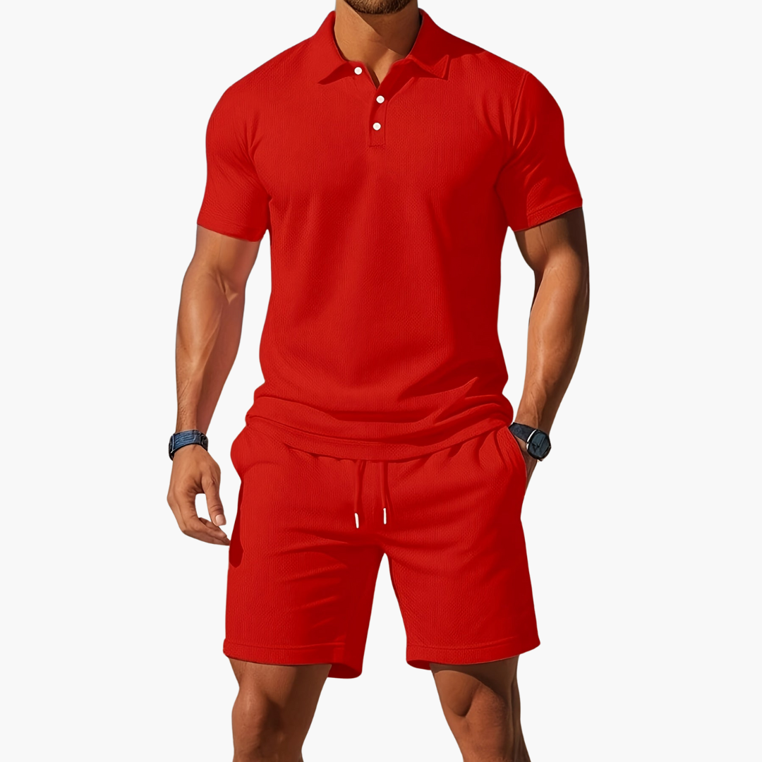Albert | Helt Klädd – Polo Och Shorts För Dagligt Komfort 