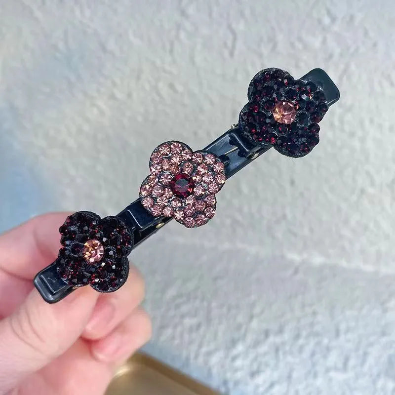 Josée | Barretă de Păr cu Floare Strass Elegantă 