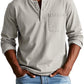 Sébastien | Camisa Vintage Hombre Manga Larga Cuello Clásico 
