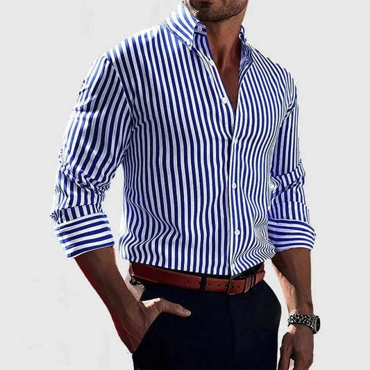 Sylvestre | Skjorte Herre Stripet – Klassisk Og Moderne Stil 
