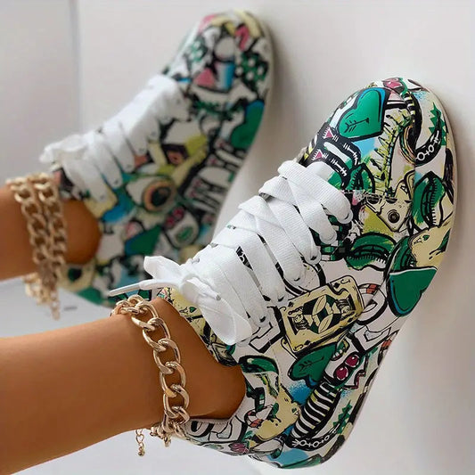 Leontine | Sneakers Dames – Artistiek En Modern Ontwerp 
