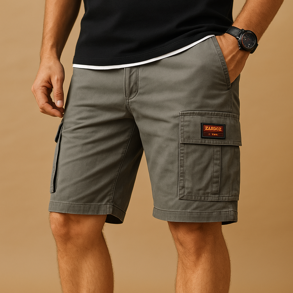 Blaise | Kurze Cargo-Hose für Herren mit praktischen Seitentaschen 