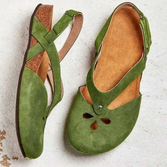 Albertine | Elegante sandaler – Lukket tå og sikker justering 