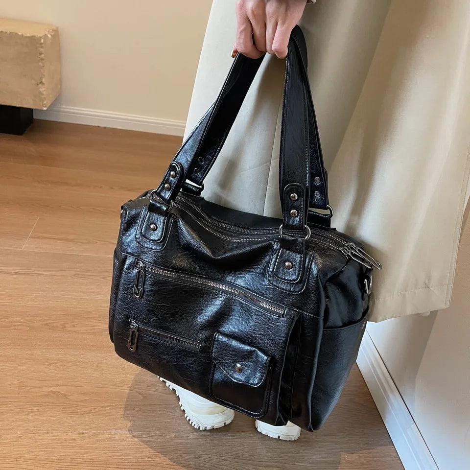 Amaya | Gran Bolsa de Curso en Bandolera – Elegancia y Confort Diario 