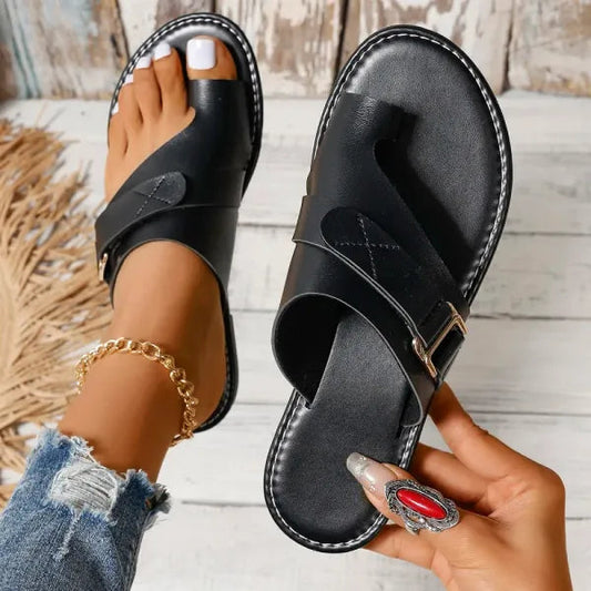 Louise | Sandalen Met Kruisband – Elegantie En Eenvoud Voor De Zomer 