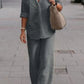 Léana | Elegantní uvolněný outfit – Čisté linie a zaručený komfort 