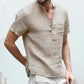 Félix | Camicia Casual con Collo Aperto e Maniche Corte 
