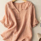 Perla | Kort Elegant Skjorte – Retro Stil Og Delikate Detaljer 