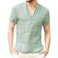Félix | Camicia Casual con Collo Aperto e Maniche Corte 