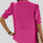 Deborah | Elegant Bluse med Rynkede Ermer 