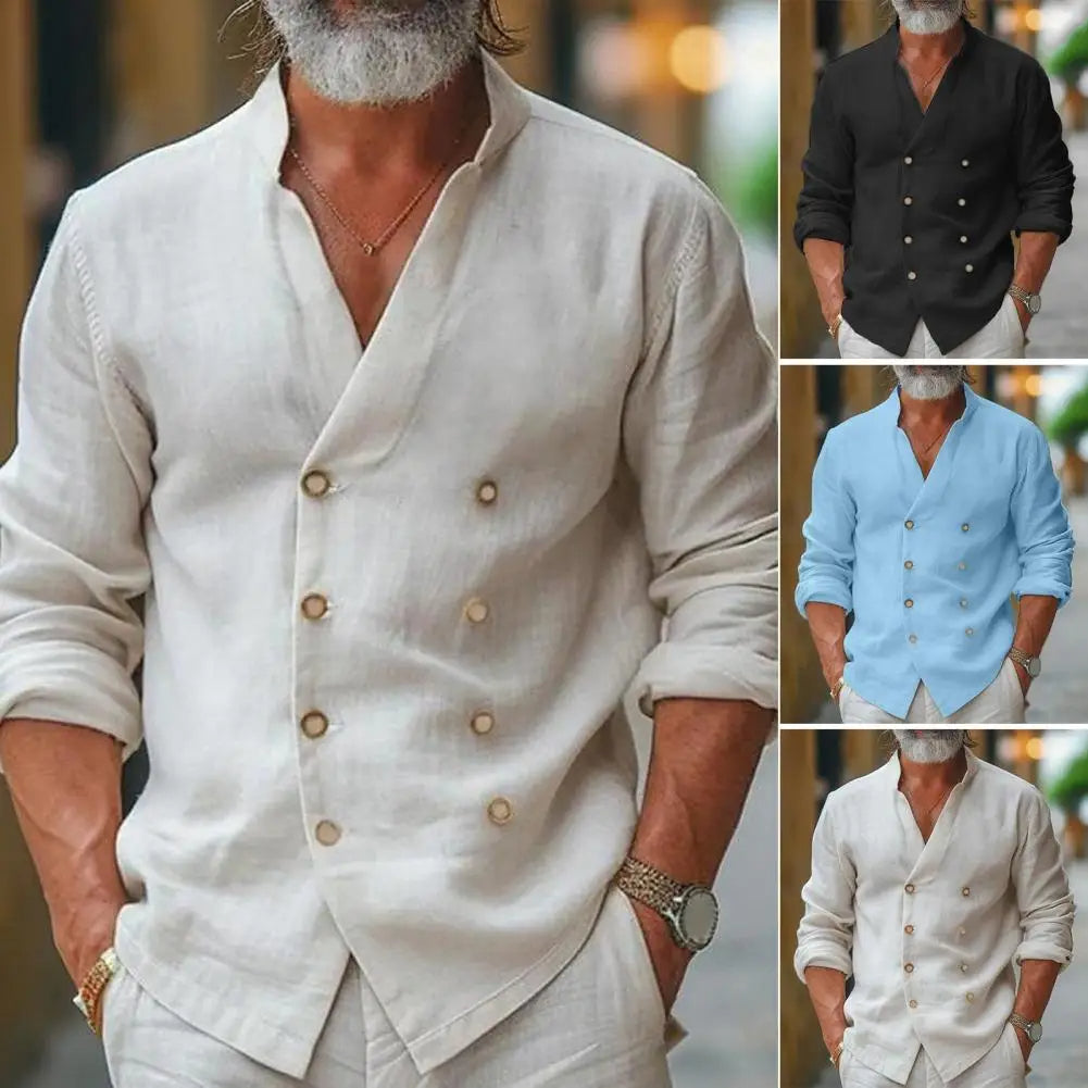 Gédéon | Overhemd voor Mannen met Knoopsluiting – Trendy en Elegante Stijl 