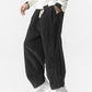 Théo | Pantaloni Giapponesi in Tessuto a Coste 