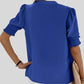 Deborah | Elegant Bluse med Rynkede Ermer 