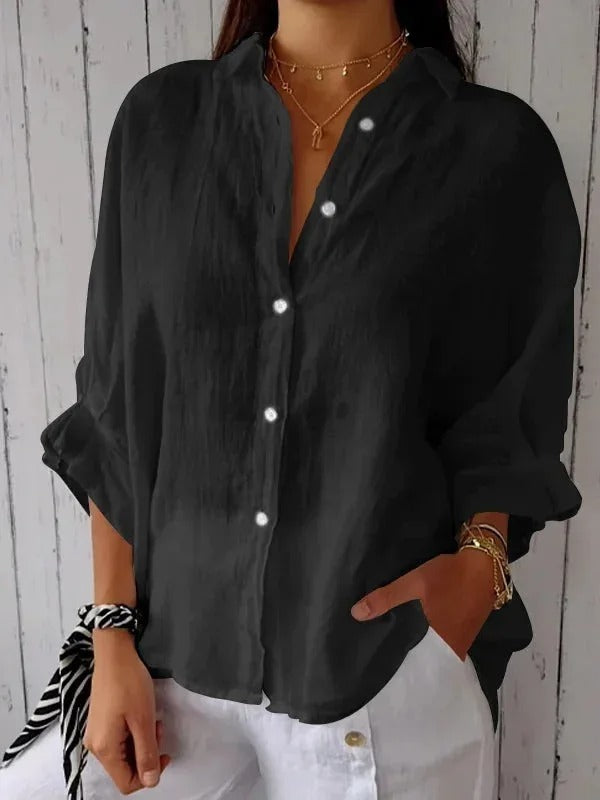 Nina | Chemise Casual – Élégance Discrète Pour Le Quotidien