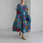 Claire | Vestido Amplio Impreso – Estilo Casual y Colorido 