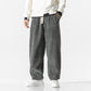 Théo | Pantaloni Giapponesi in Tessuto a Coste 
